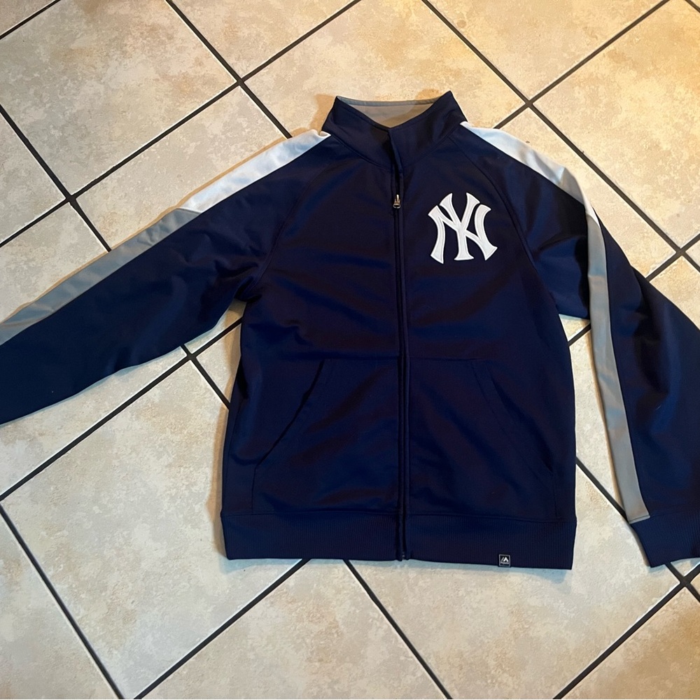 Majestic NY Yankees Navy zip up Jacket